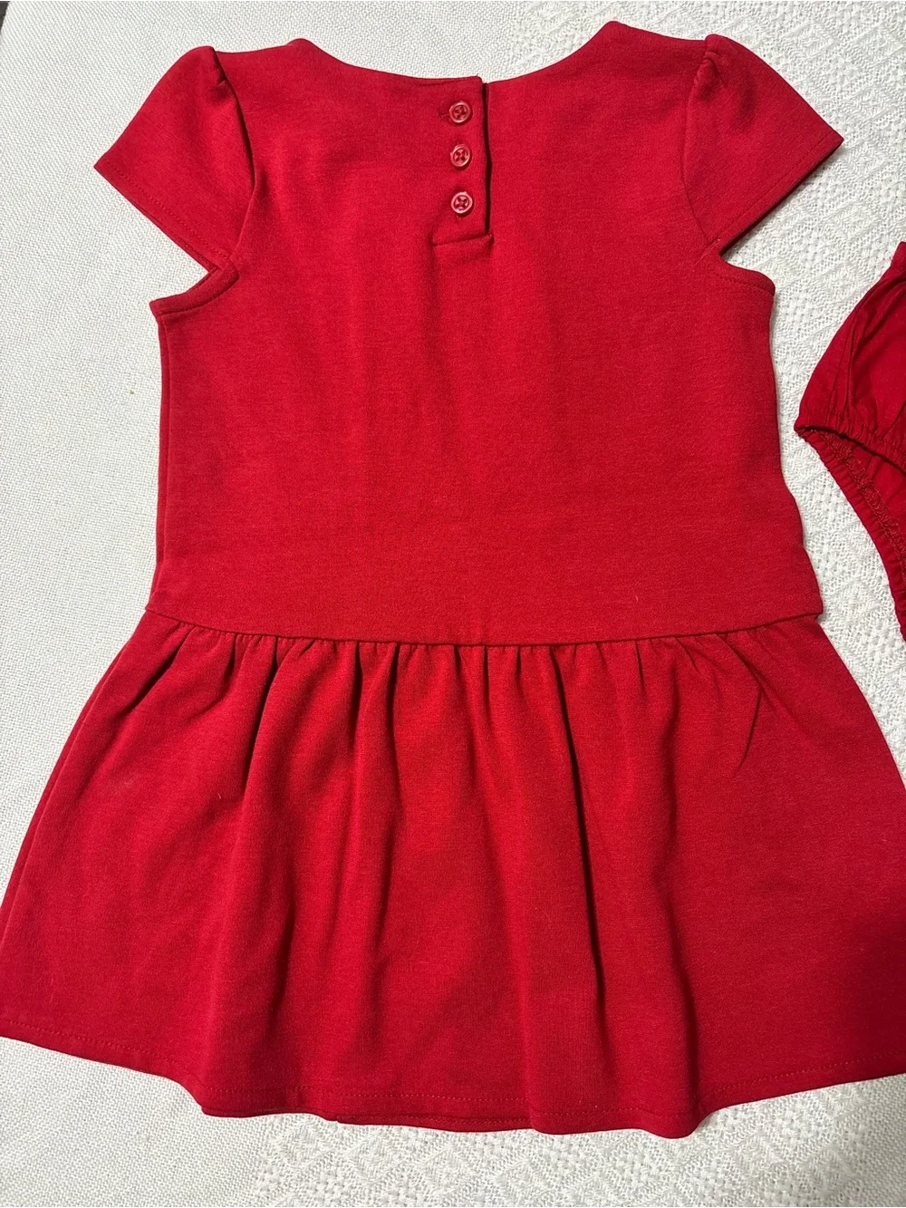 Gymboree Red Toddler Dress with Button Detail